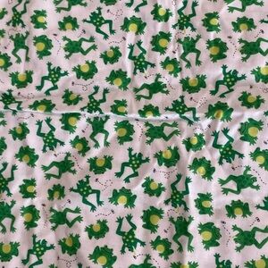 Hopping frog Fabric